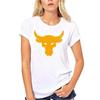 Мужская футболка Brahma Bull The Rock Project Gym TShirt Cotton Casual Fashion Tops Tee Streetwear Oversize Men Clothing