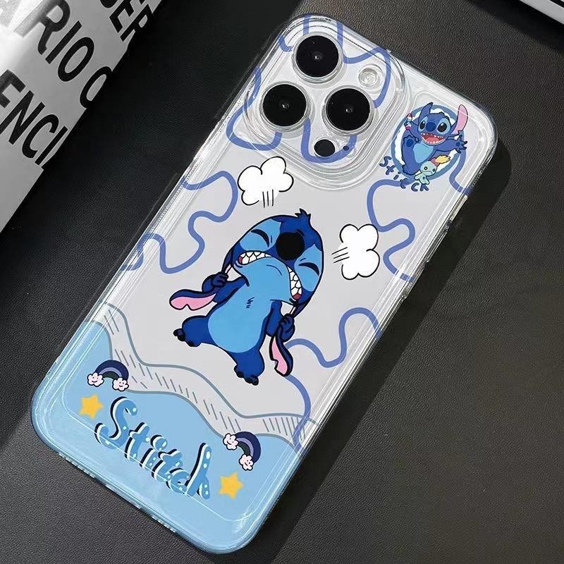 Стич Яблоко 14 чехол для мобильного телефона 13 новый iPhone12Pro силиконовый xsmax милый 11 мультяшный 14pro