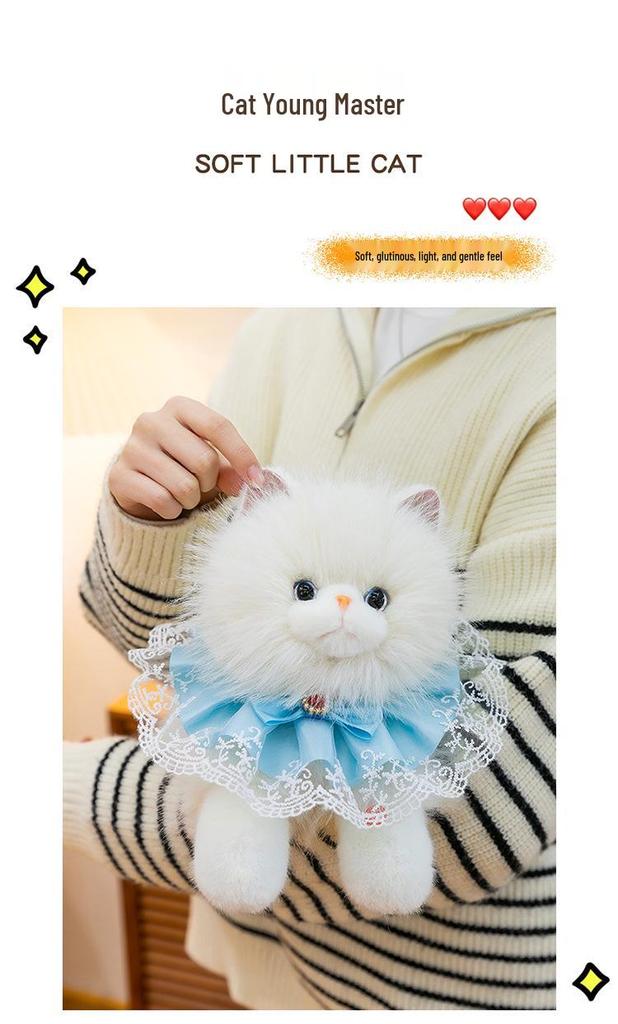 Мяукающая Плюшевая Кукла-Кошка - Милая Фигурка Котенка Игрушка для Девочек