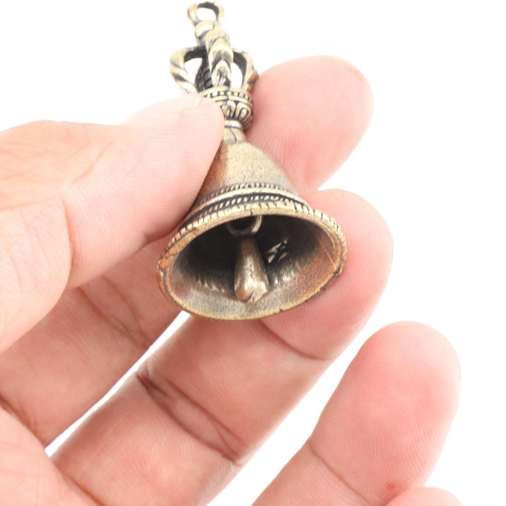 Die-casting Handicraft For Decoration Wind Bell Demon Subduing Bell Car Pendant Brass Bell
