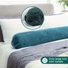 3D Stripe Modern Cylindrical Support Pillow Corduroy Pillow, Machine Washable Polyester Fiber Filling, Suitable for Indoor