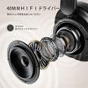 Bluetooth Wireless Up to 90 Hours of Dual 40mm Simultaneous Connection with Two Connection V16 5.4 Headphones, Foldable, Playtime, Modes, Hi-Fi