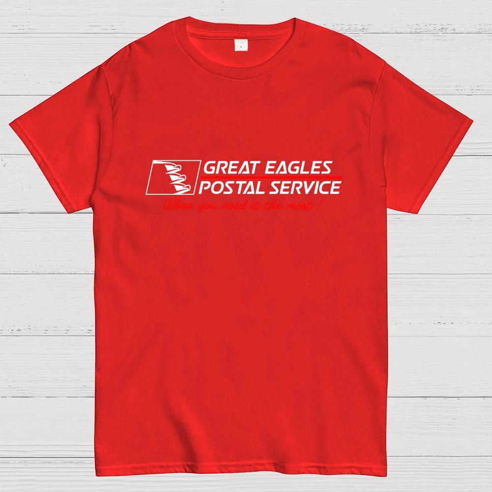 Great Eagles Postal Service Cotton Casual Cool Loose T-Shirt
