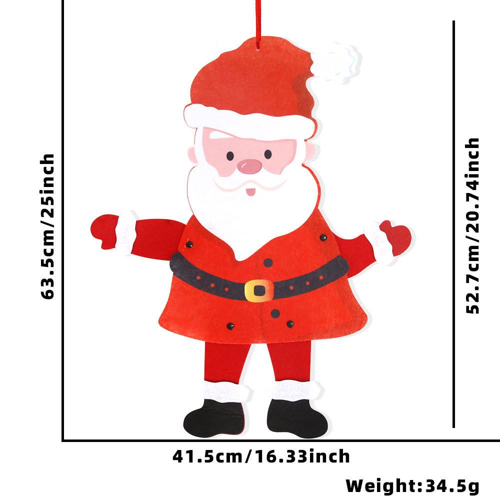 Whimsical Holiday Party Felt Ornaments With Articulated Joints For Festive Christmas Cheer