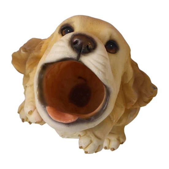 Милая подставка для ручек в виде щенка, смола, настольный органайзер для канцелярских товаров, мини-собачка, настольное украшение, креативный подарок для студентов, офис