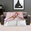 N-Nicki Minaj Album Pink Friday Throw Kid-Friendly Flannel Throw Blanket Soft Warm Anti-Static Washable All Season