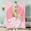 KKenia Os PinkAura singer Throw Lightweight g Flannel Blanket Soft Skinfriendly for Summer Cooling