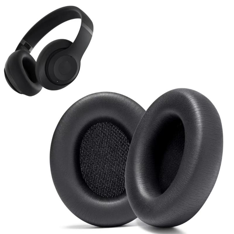 1Pair Ear Pads Earcups for Studio Pro Headsets Earpads Ear Cushions Noise Isolation Ear Cup Ear Cover Replacement
