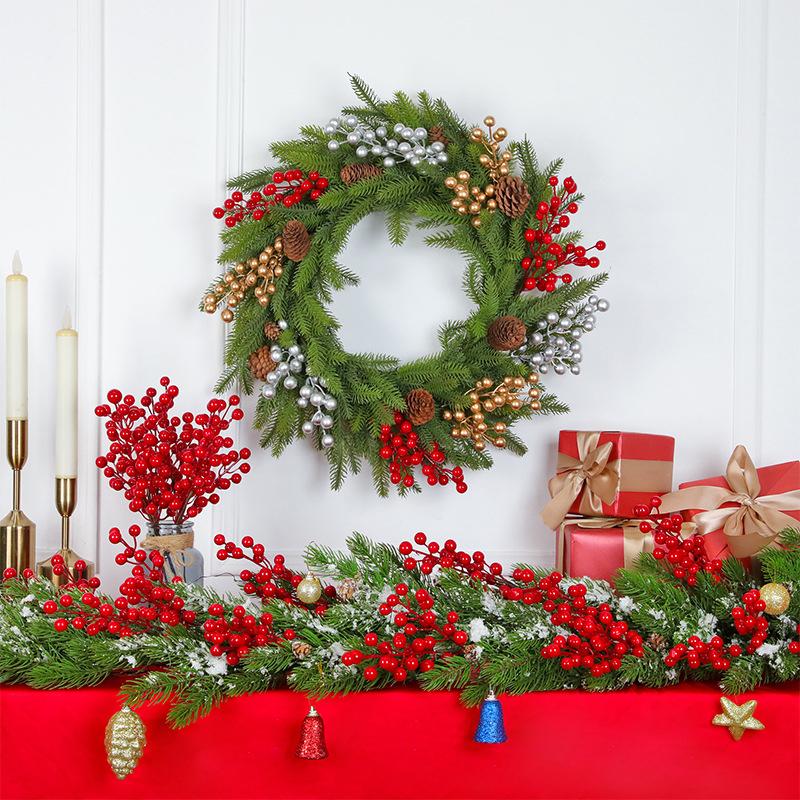 10/20 шт. искусственные ягоды искусственные цветы рождественский новогодний декор елочные украшения пенопластовый цветочный букет DIY украшение для рабочего стола