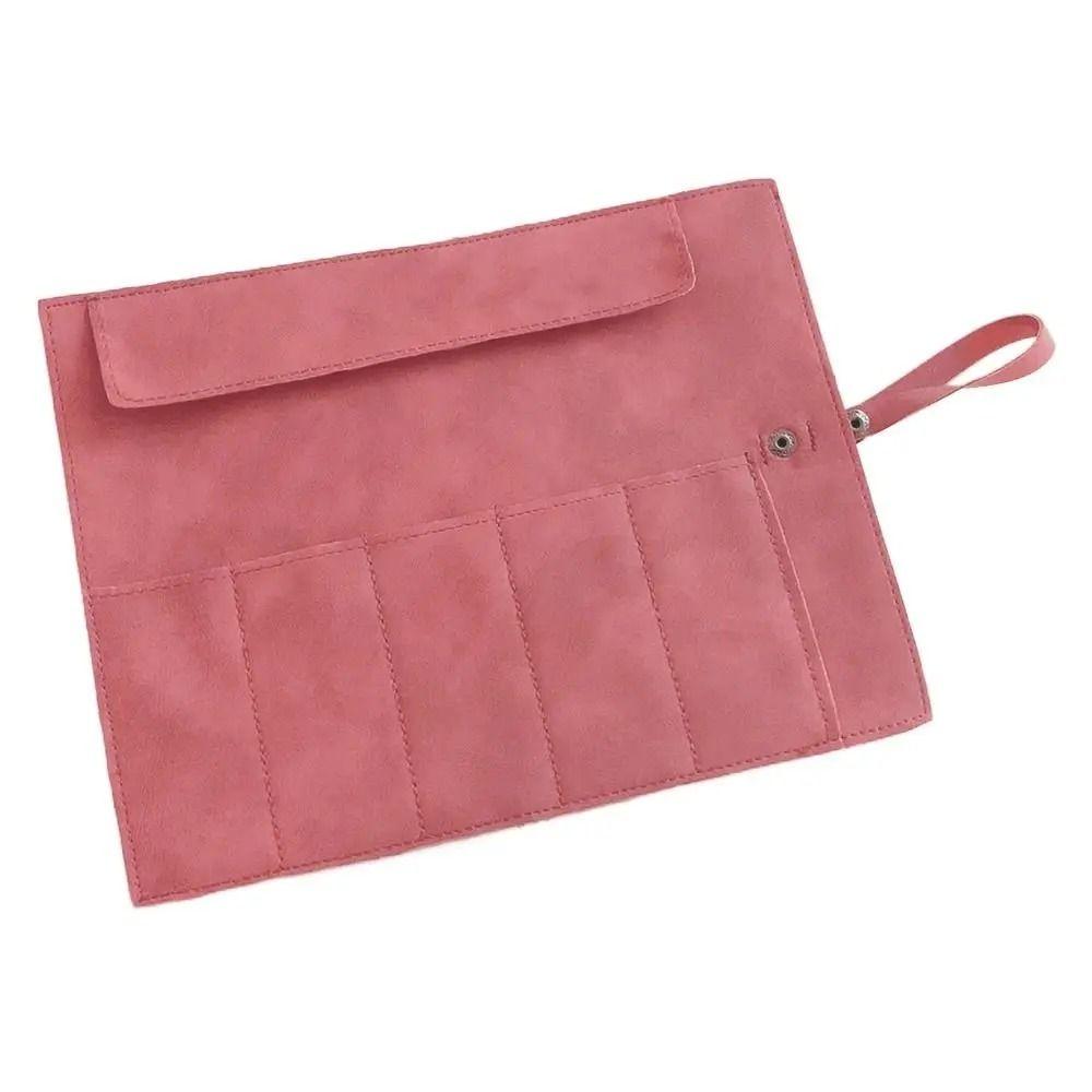 Matte Leather Watch Organizer Case Lightweight Watch Band Case Watchband Pouch Watch Accessories