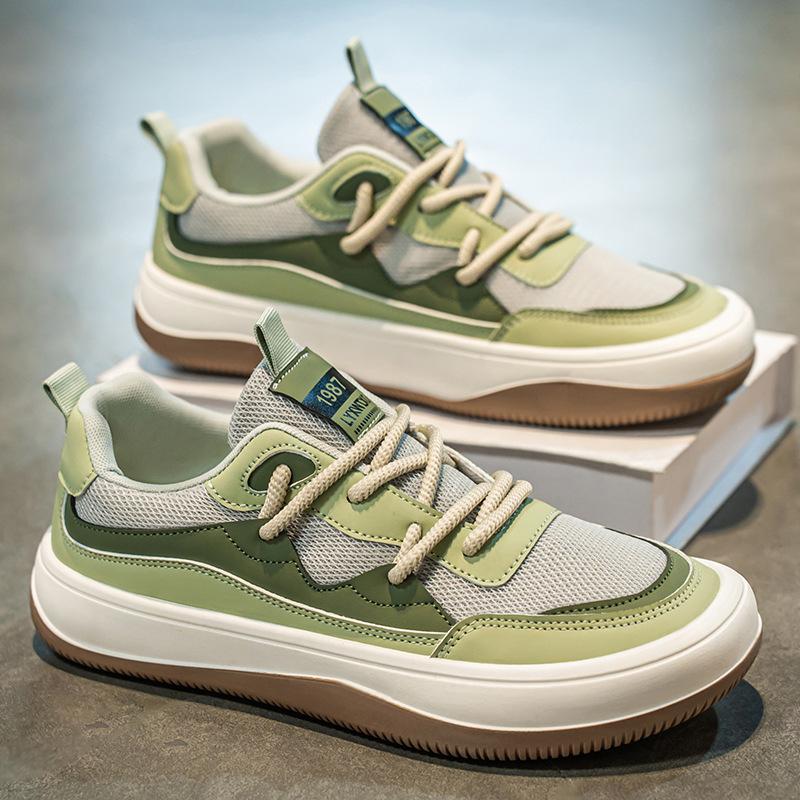 Мужская обувь 2025 года, летняя новая универсальная спортивная обувь для бега, дышащая сетчатая беговая нескользящая мягкая подошва, повседневная обувь для мужчин