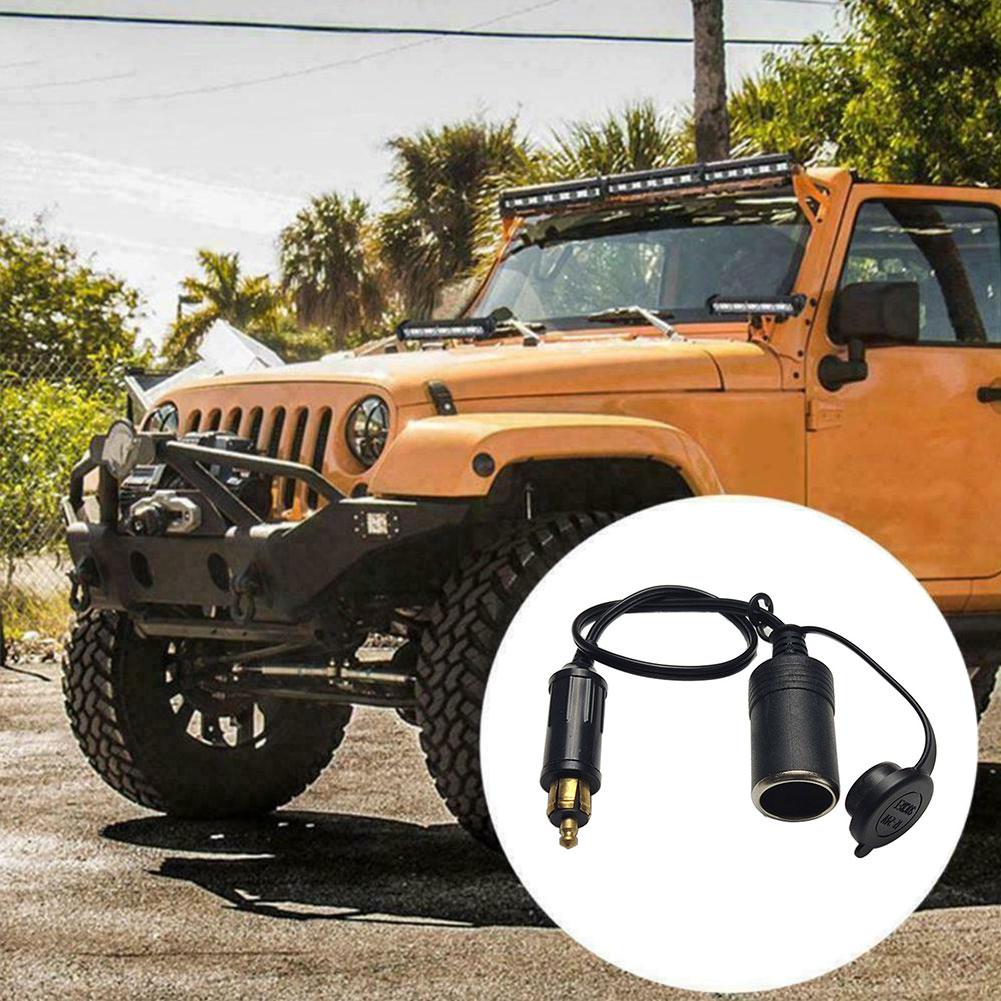12v 24v EU Plug Forbmw Plug To Cigarette Female Wire Мотоциклетная розетка для прикуривателя Преобразование розетки для прикуривателя в зарядное устройство для Z4f2