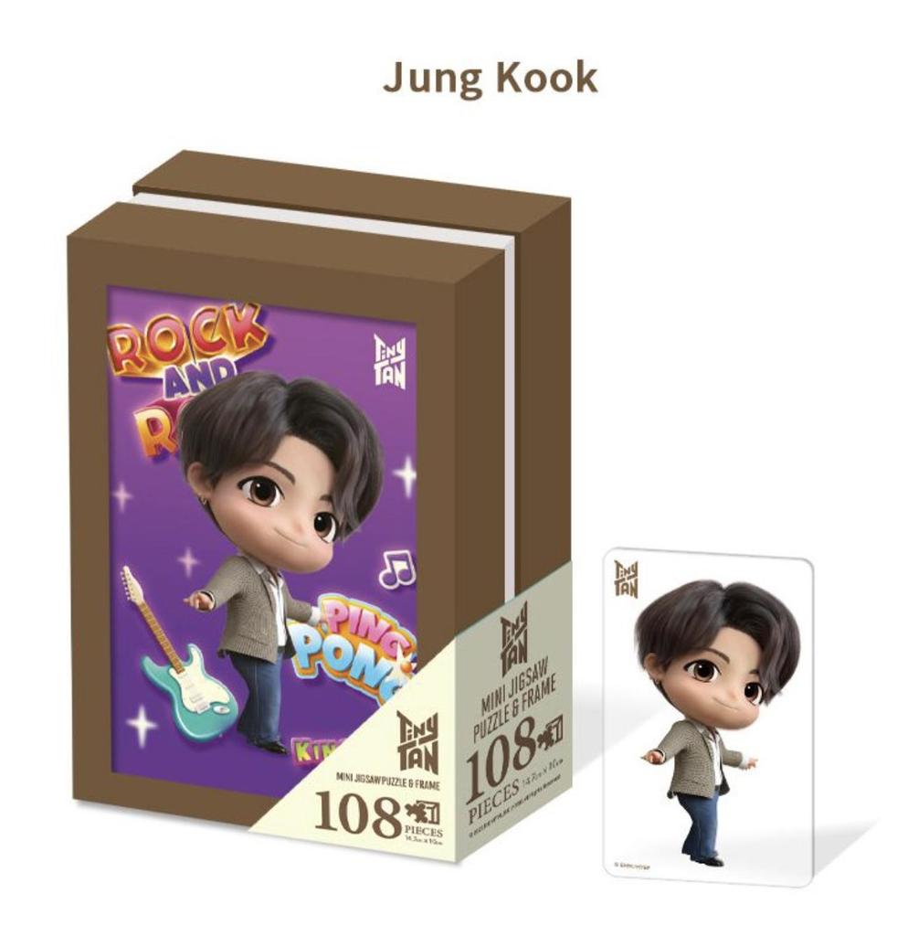 BTS Пазлы TINYTAN в рамке 108 шт. (7 вариантов)