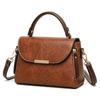 Elegant Soft PU Leather Women Shoulder Bag Large Capacity Zipper Closure Crossbody Bag Multi Layer Lady Handbag Casual Use