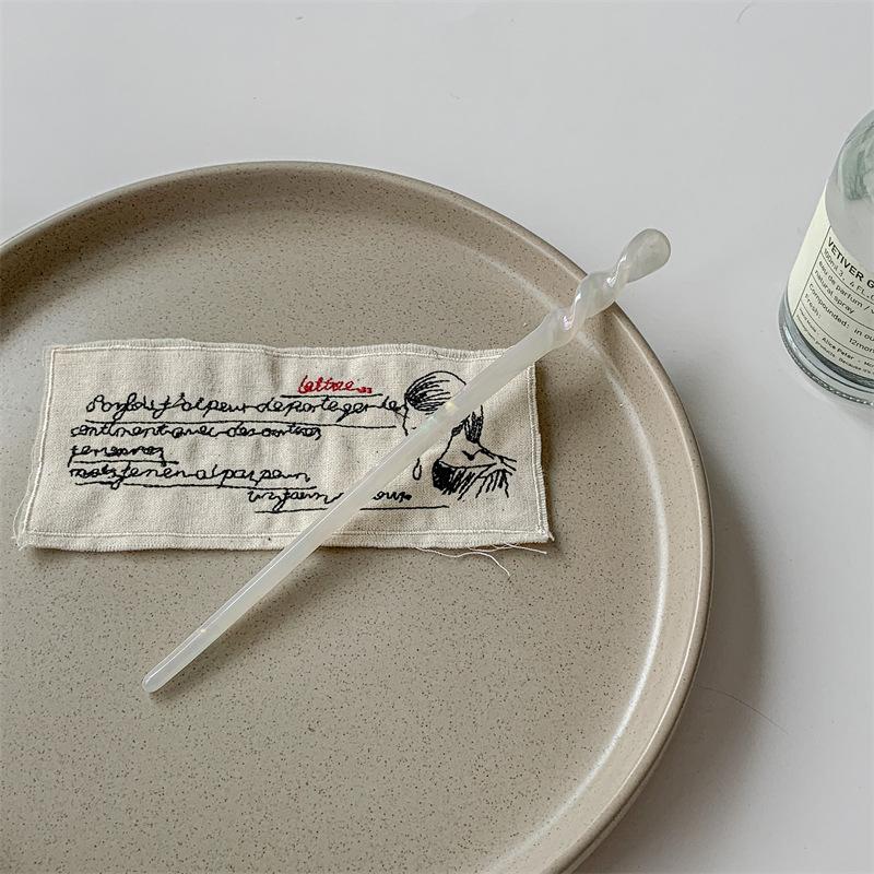 Смола Палочка для волос Китайский стиль Ханфу Мраморный узор Ретро Заколка Женские Традиционные украшения для волос Подарок для нее