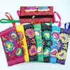 Women Ethnic Handmade Embroidered Wristlet Clutch Bag Zipper Purse Long Wallet