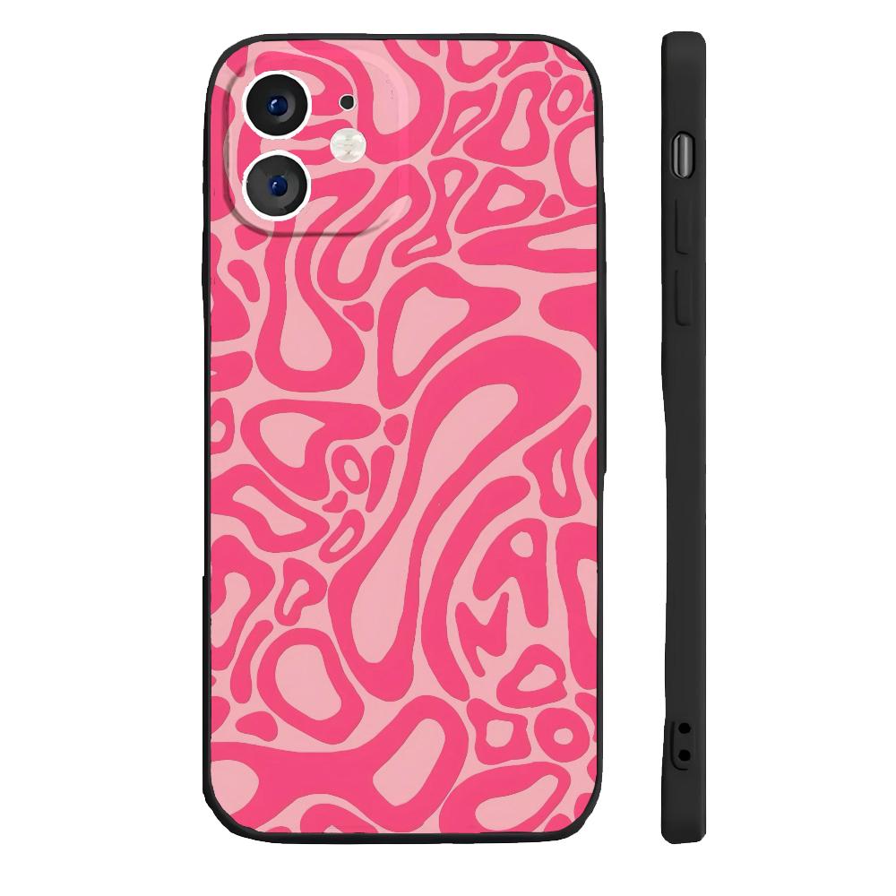 Чехол для телефона L-Lando N-Norris Pink F1 Helmet Design, мягкий силиконовый для iPhone 16 15 14 13 12 11 Plus Pro Max Plus
