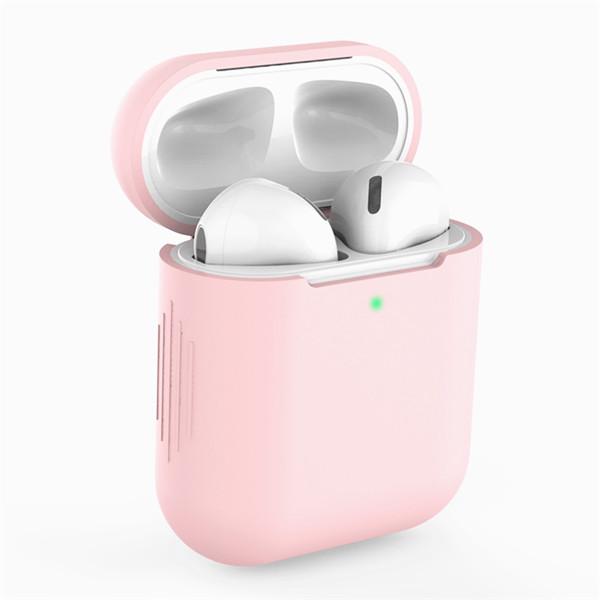 Силиконовый защитный чехол для наушников Airpods, универсальный чехол с защитой от падения 1, 2 поколения