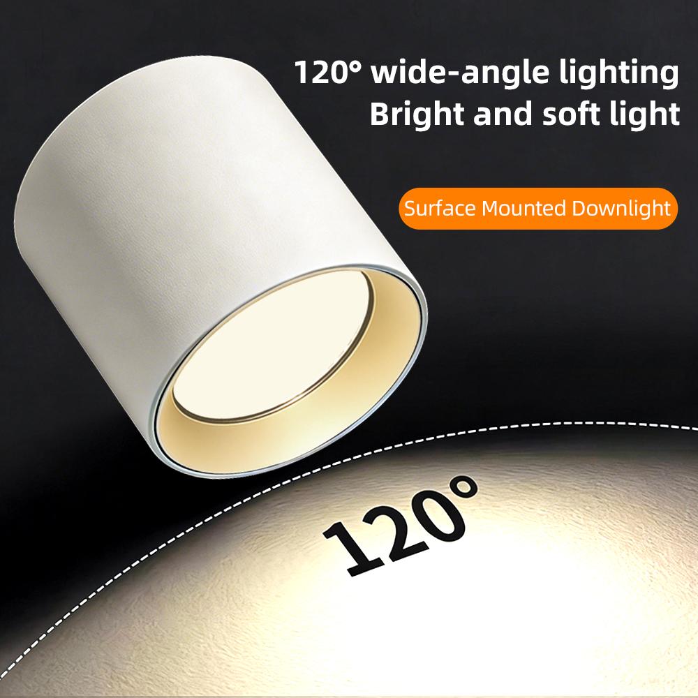 Surface mounted LED Downlight, ceiling light, store commercial aisle light, restaurant light, 20W 30W 40W high-power Down light