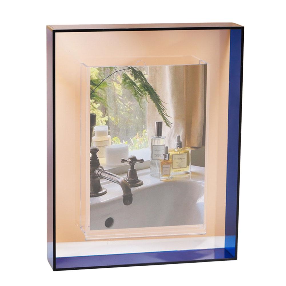 5-дюймовые прозрачные фоторамки Декоративная цветная фоторамка для домашнего офиса A