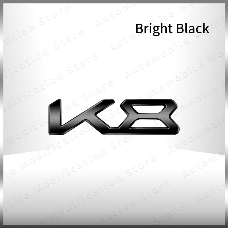 New Auto Exterior K3 K5 K8 Emblem Fender Rear Trunk Body Badge Sticker For Kia Forte Ceed Cerato RIO 2 3 4 Sorento Sportage rdxbt90