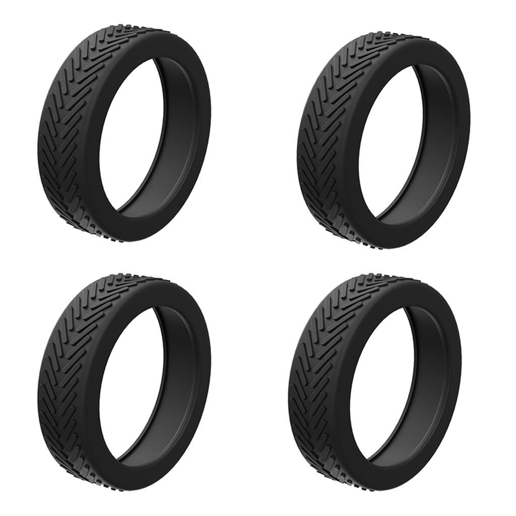 4 шт. Чехлы на колеса для багажа, Чехол на колеса для чемодана, Силиконовый защитный чехол, Чехлы на поворотные колеса для багажа для большинства роликов