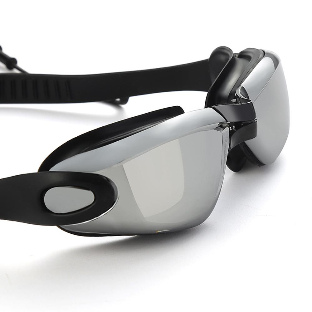 Очки для плавания для взрослых, очки для плавания с берушами, мужские и женские, противотуманные, водонепроницаемые, очки для плавания, дайвинга, тренировок, соревнований