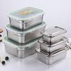 Mailang 201 Stainless Steel Food Storage Container with Steel Lid