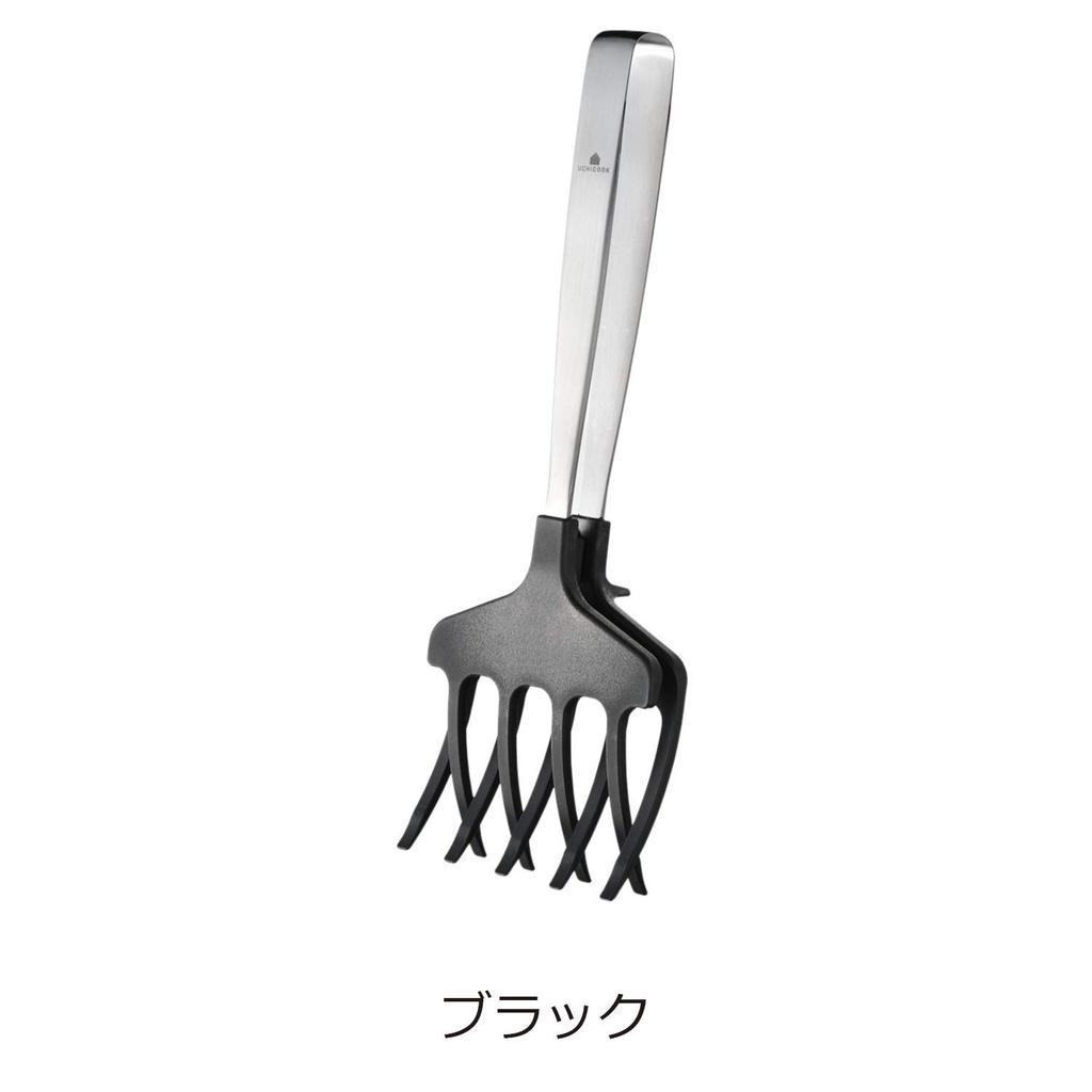 Oaks Uchicook Fish Tongs for Firmly Holding Fish Made In UCS10BK Fish, Catcher, Black, Japan,