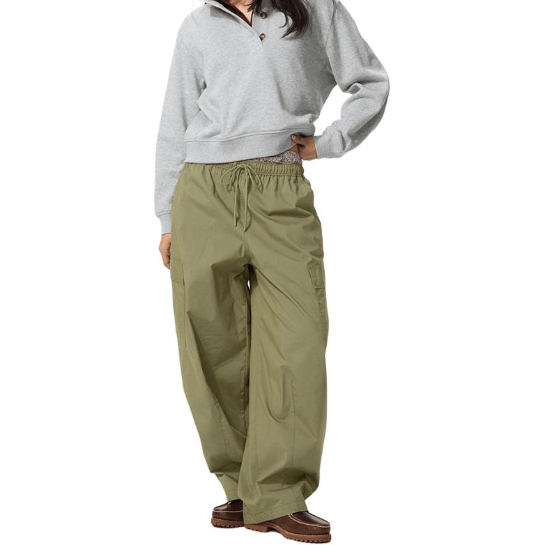 Uniqlo SS26 Свободные брюки-карго с эластичной талией Женские брюки 486982-57