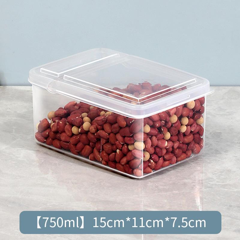 Кухонная прозрачная коробка для хранения специй с откидной крышкой, герметичная коробка, органайзер для перца, бытовой диспенсер, контейнер для хранения