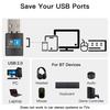 Адаптер USB WiFi и Bluetooth 2 в 1 150 Мбит/с USB WiFi Bluetooth Адаптер 2,4 ГГц Беспроводной Внешний Приемник Передатчик RTL8723 WiFi Донгл