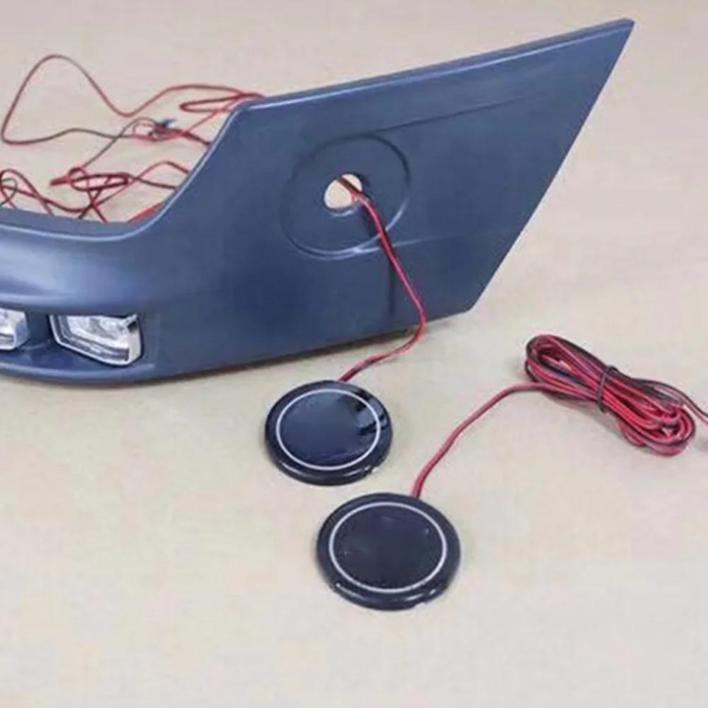 1 шт. Синий светодиодный боковой свет Подсветка передней губы 51 мм Значок на багажник Для Brabus Mercedes Rocket G800 W464 G63 G65 W463 Задний фонарь Brabus