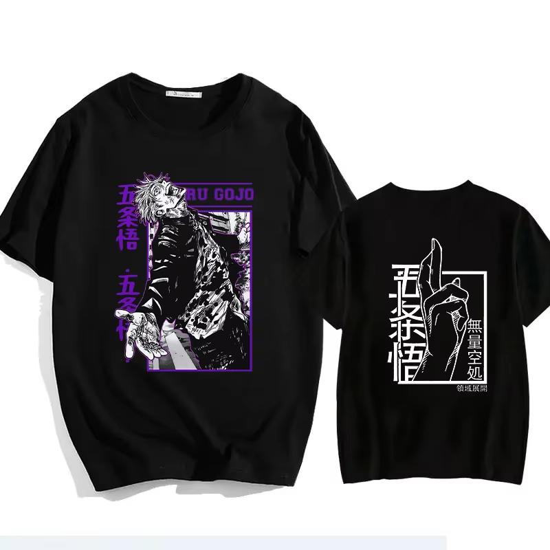 Japanese Jujutsu Kaisen Gojo Anime Tshirt UnisexAnime Gojo Satoru Graphic T Shirts Short Sleeve Tee Tshirts Tops