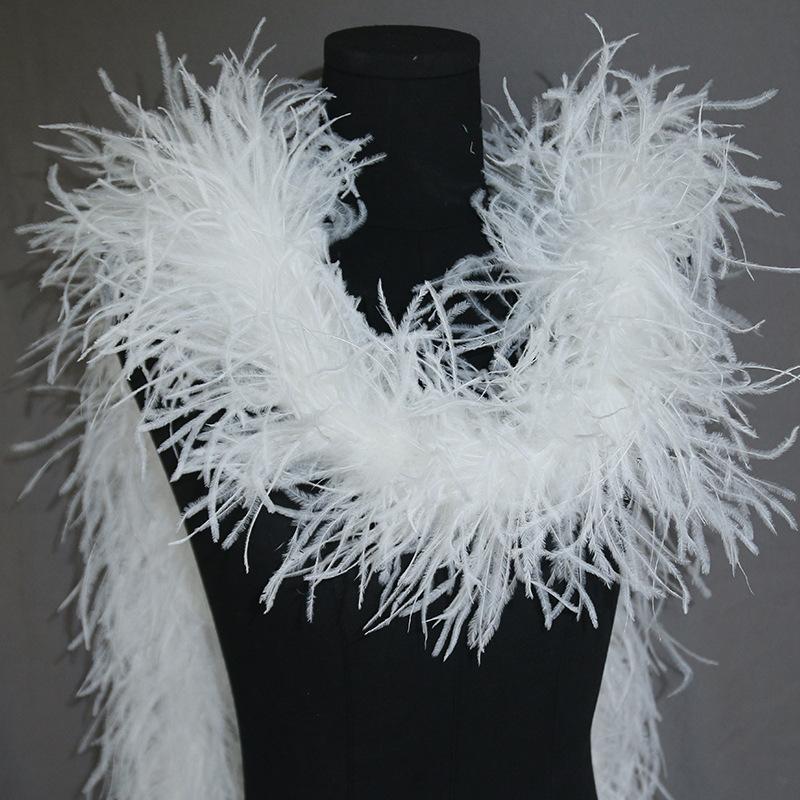 Ostrich Feather Strips ,Fluff Strips ,Feather Strips ,Diy Headwear ,Dress ,Dance Clothing Decoration