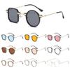 Clear Square Round Sunglasses Unique Men Punk Sun Glasses Trendy Ocean Lens Shades  for Women