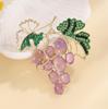 Creative Grape Brooch Temperament High Sense Versatile Fruit Skirt Suit Dress Accessories Corsage Woman