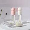 Матовый Прозрачный Розовый Пустой Флакон Диспенсер Толстый Стержень Контейнер для Блеска для Губ Тюбик для Блеска для Губ