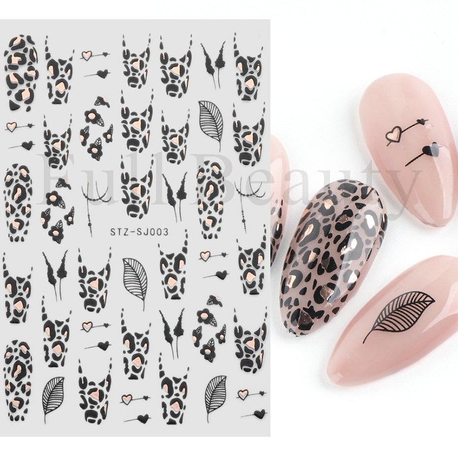 Полоски граффити, наклейки для ногтей для женщин, украшения для дизайна ногтей, розовое золото, абстрактная линия, весенний 3D слайдер для маникюра, лака для татуировок