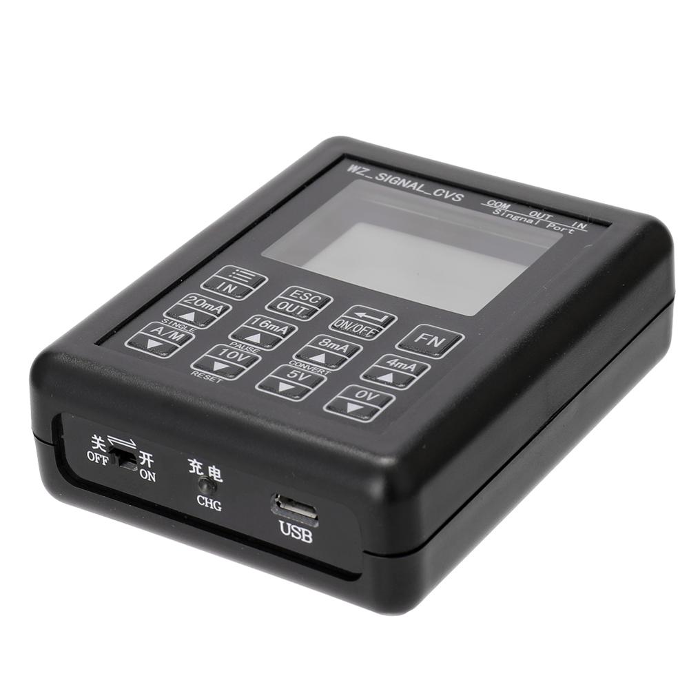 High     Current Voltage Analog Simulator 0-10V 4-20mA Signal Generator Sources