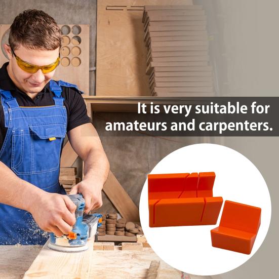 2 шт. прочная коробка для резки под углом 45/90 градусов, металлические изделия, дерево, пластик, направляющий инструмент для столяра-мастерского, плотника