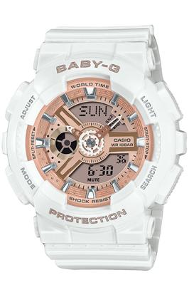 Часы Babygie белые [Casio] [] BA-110X-7A1JF женские