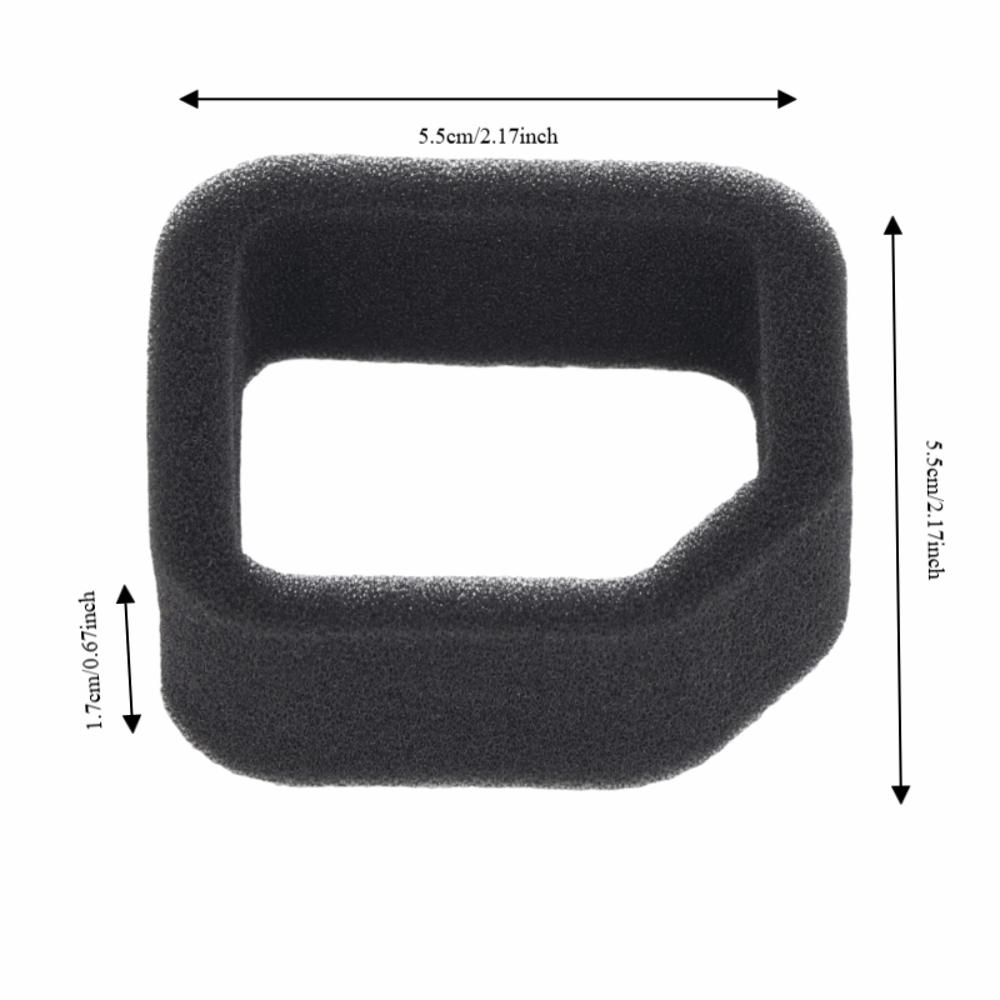 6PCS Cotton Trimmer Air Filter Black Garden Tool Air Filter for Ryobi RY251PH RY254BC  RY25AXB