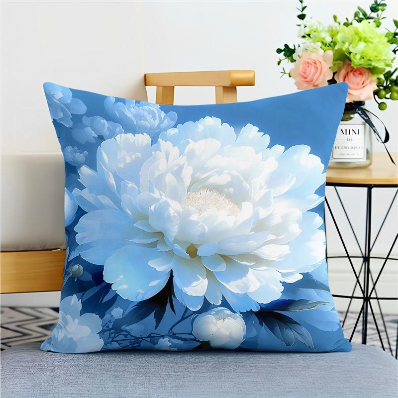 Красивая наволочка с цветком для украшения общежития, офиса, гостиной, дома, наволочка