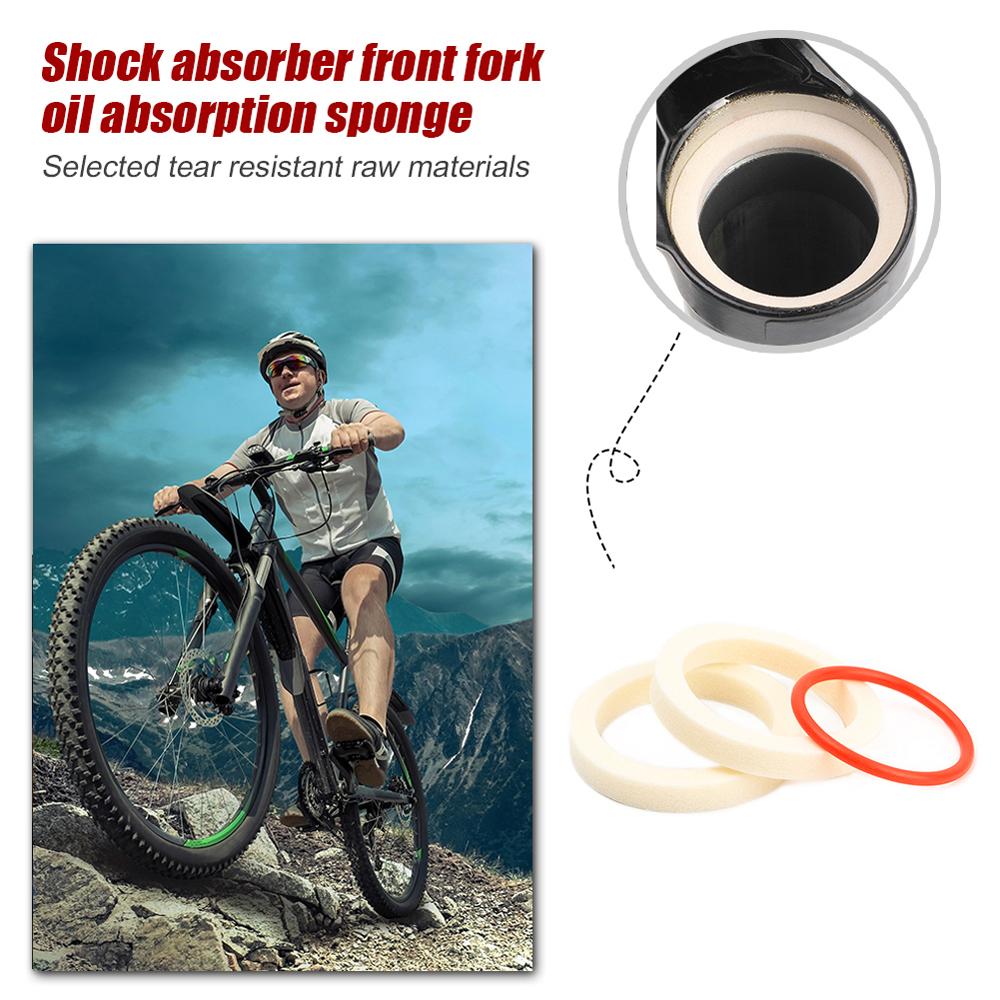 O-ring Oil Sealed Foam Bicycle Fork Oil Sponge Bike Suspension Fork Bicycle Fork Sponge Ring