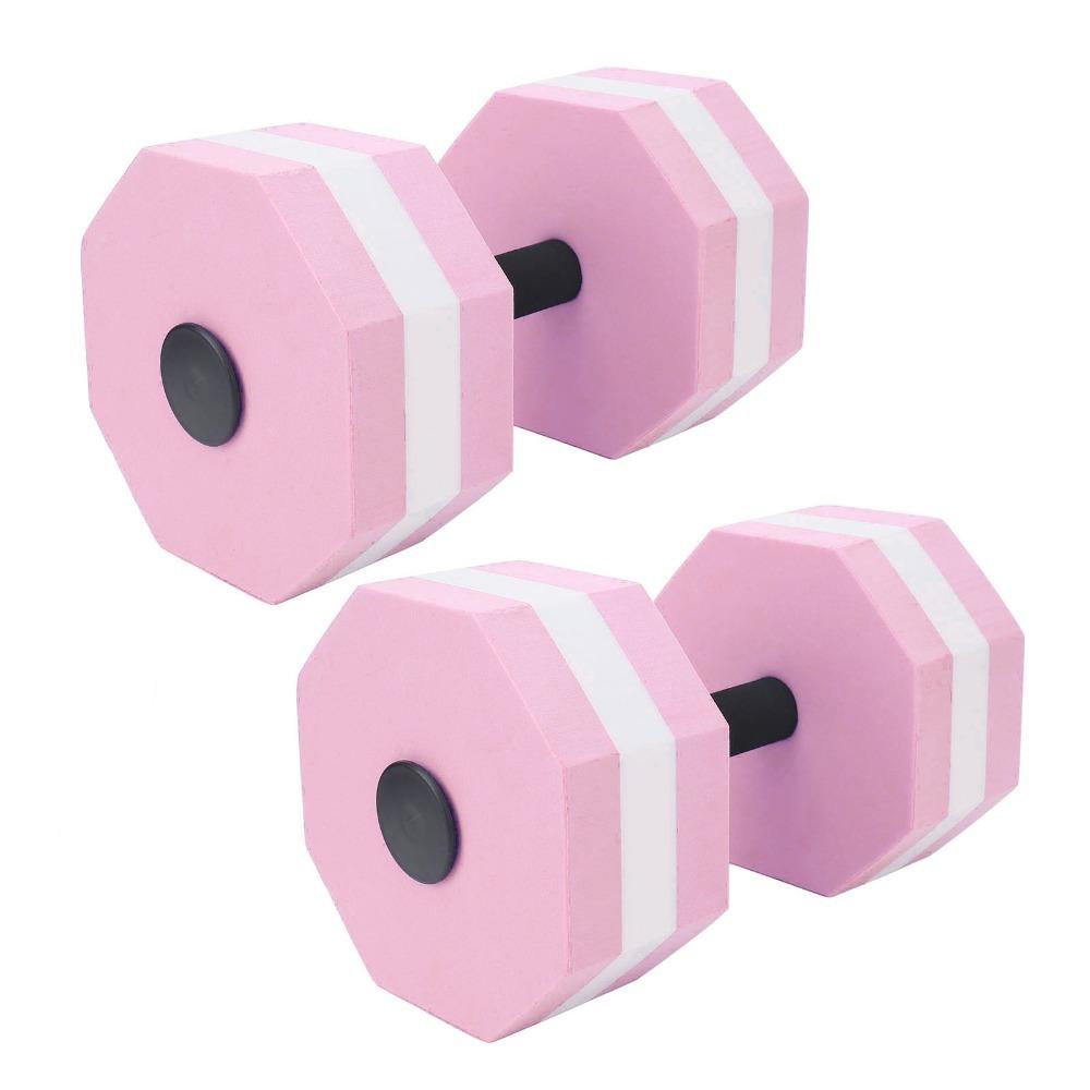 2PCS Diamond Shaped Aquatic Exercise Dumbbells Swimming Training Dumbbells  for Men Women