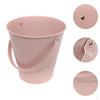 Металлическое ведро с ручкой, цветочный горшок, пляжное ведро для песка, для детей, для уборки, для воды, для небольшой уборки