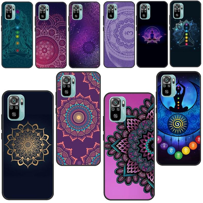 Чехол Mandala Chakra Yoga для Xiaomi Redmi Note 11 Pro, задняя крышка для Redmi Note 10 8 9 Pro 9S 10S 9A 9C 9T