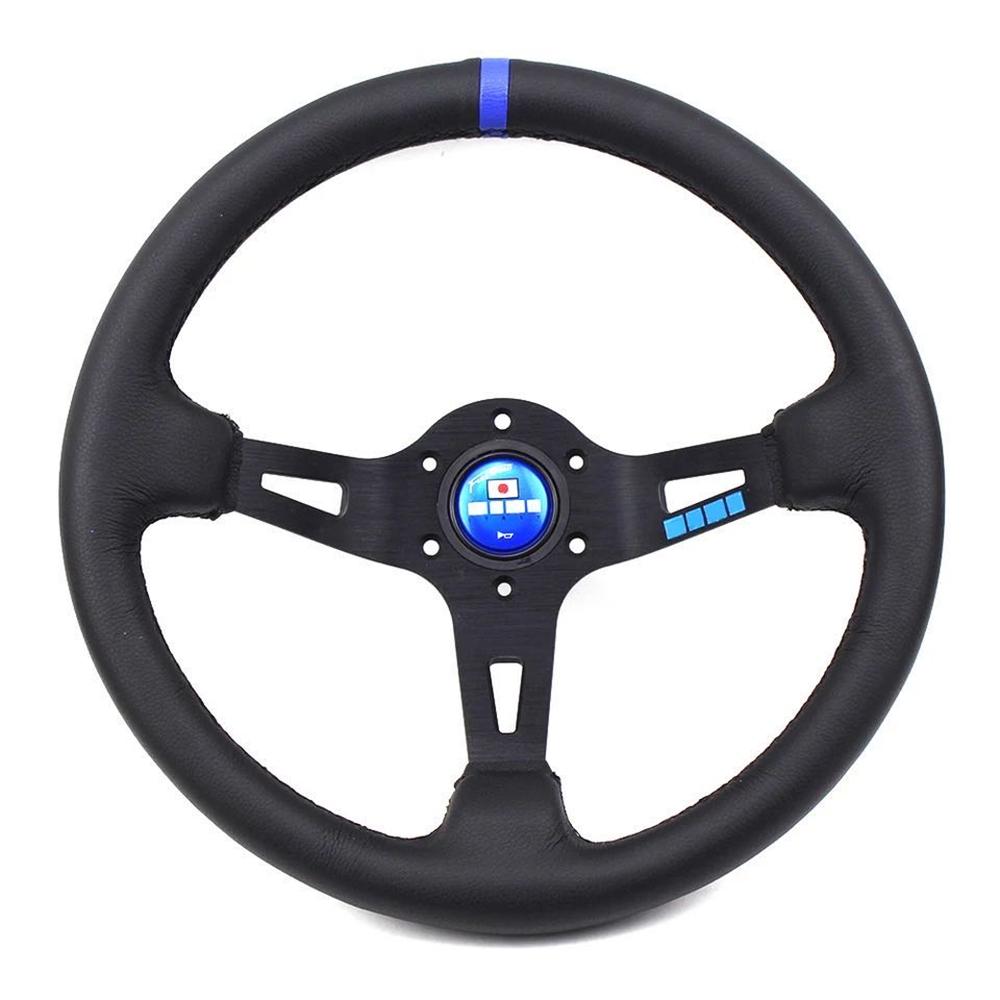 Spceddy MCX Japan Racing Steering wheel Sport 13 Inch 330mm Car Sports Steering Wheel Leather MM20S0312135