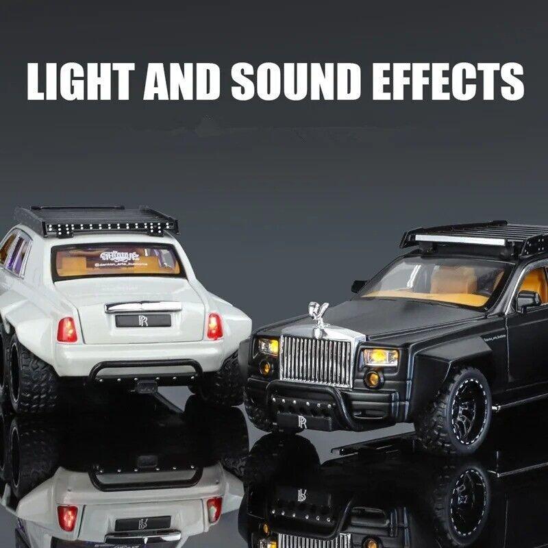 Литая модель автомобиля Rolls-Royce Phantom 6x6 Alloy Pickup 1/32 - Звук и свет в подарок